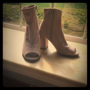 Light pink, almost cream